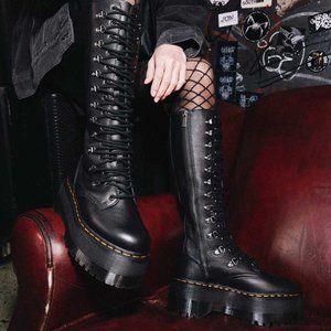Dr. Martens | 1B60 Max Hardware Leather Knee High Boots